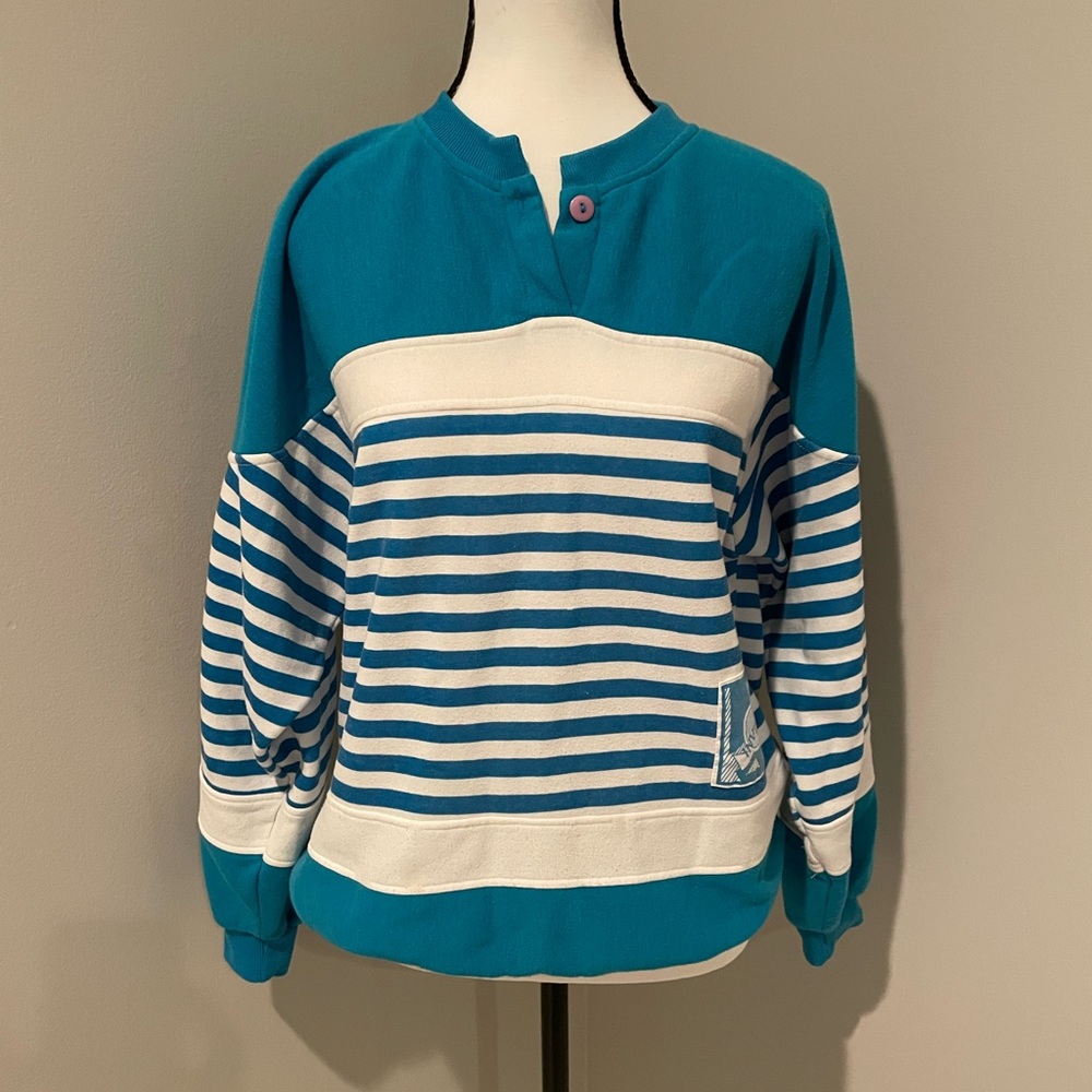 Vintage Striped Sweatshirt